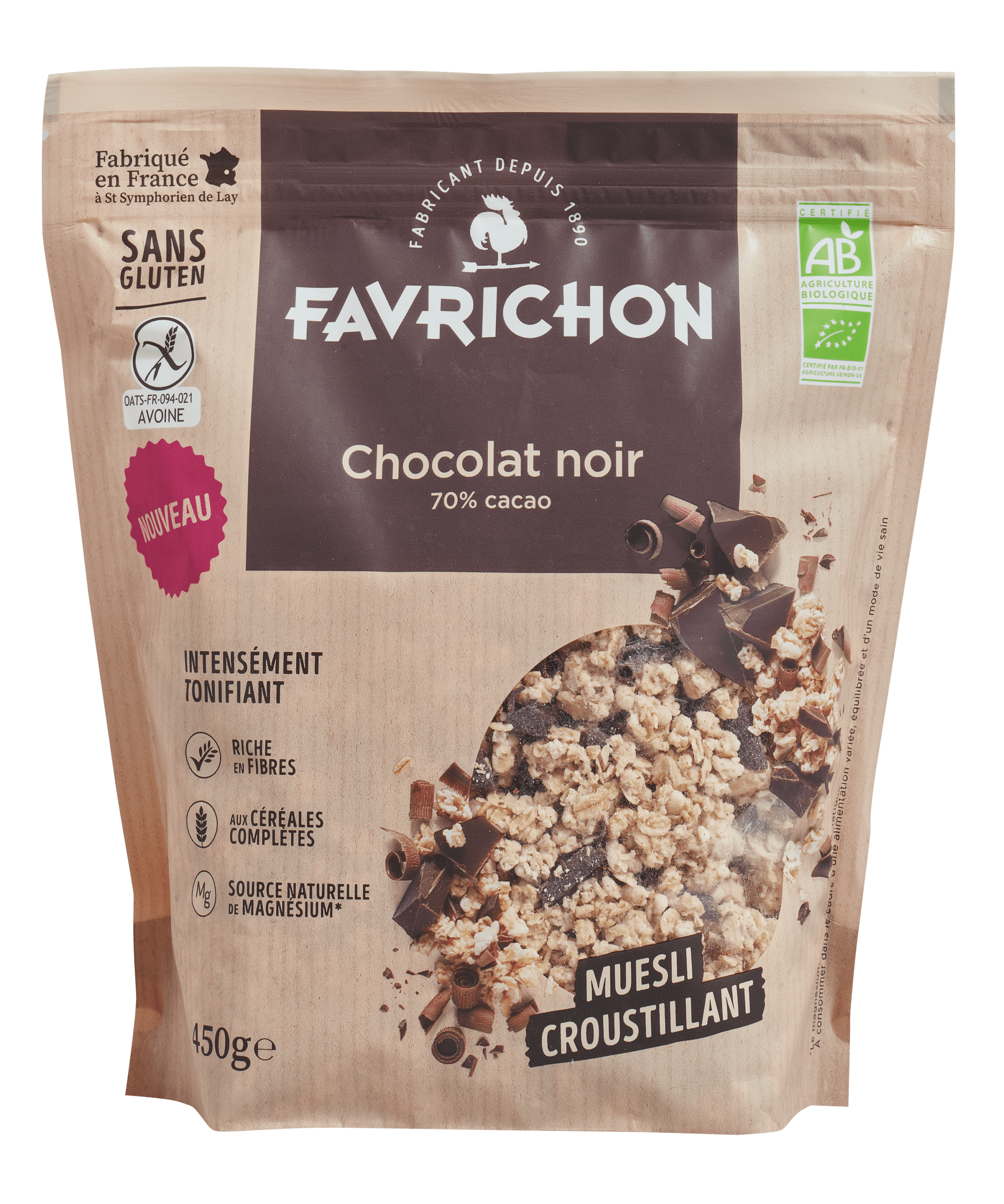 Free From Muesli Curls au chocolat sans gluten (500g) acheter à prix réduit