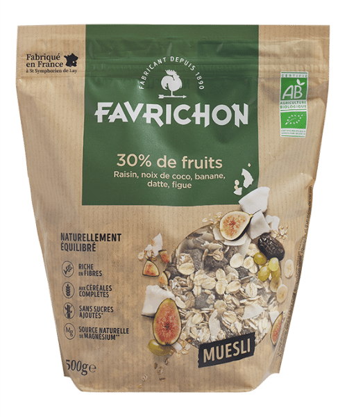 Muesli 30% de fruits - Favrichon